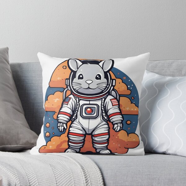 Item preview, Pixel Chinchilla Astronaut designed and sold by ArtsyWishesShop.
