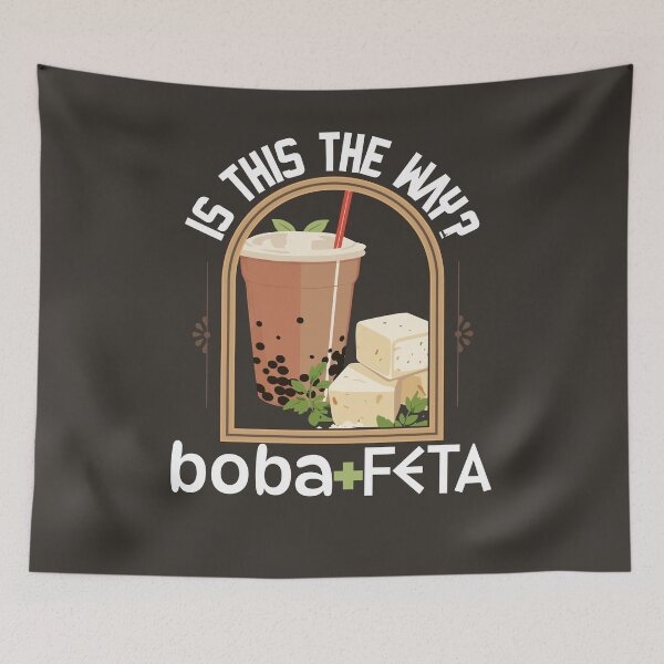 Item preview, The Way - Boba (tea) & Feta (cheese) designed and sold by Sir Meow Meow.