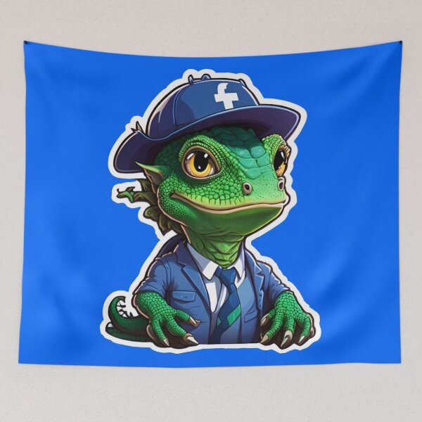 Item preview, Lizard Zuck - Facebook CEO designed and sold by Marciolini.