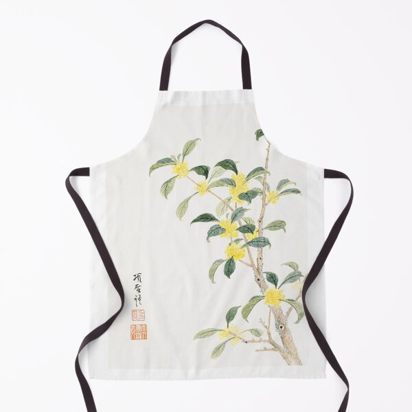 Item preview, Yellow Flowers Cassia Blossom by Xiang Shengmo, Chinese wall art painting designed and sold by EmeraldeaArt.