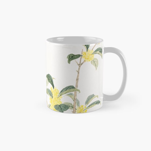 Item preview, Yellow Flowers Cassia Blossom by Xiang Shengmo, Chinese wall art painting designed and sold by EmeraldeaArt.