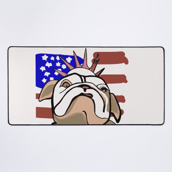 Item preview, Dog, American flag designed and sold by UrbanPulsePL.