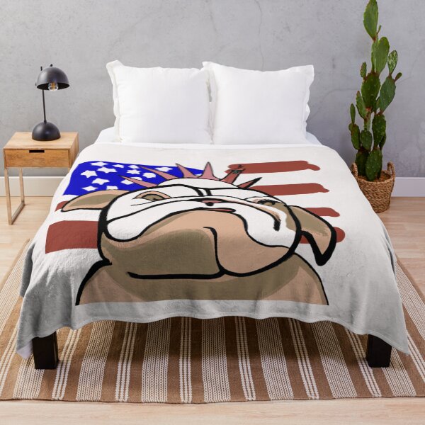 Item preview, Dog, American flag designed and sold by UrbanPulsePL.