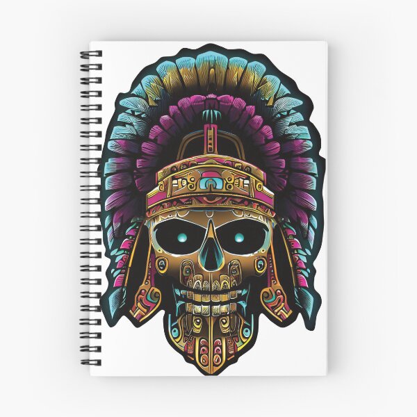 Item preview, aztec helmet art designed and sold by sendalunar.