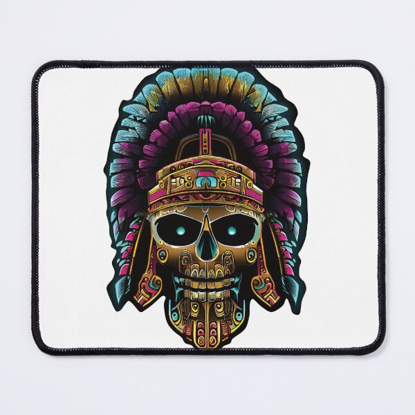 Item preview, aztec helmet art designed and sold by sendalunar.