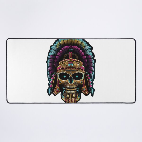 Item preview, aztec helmet art designed and sold by sendalunar.
