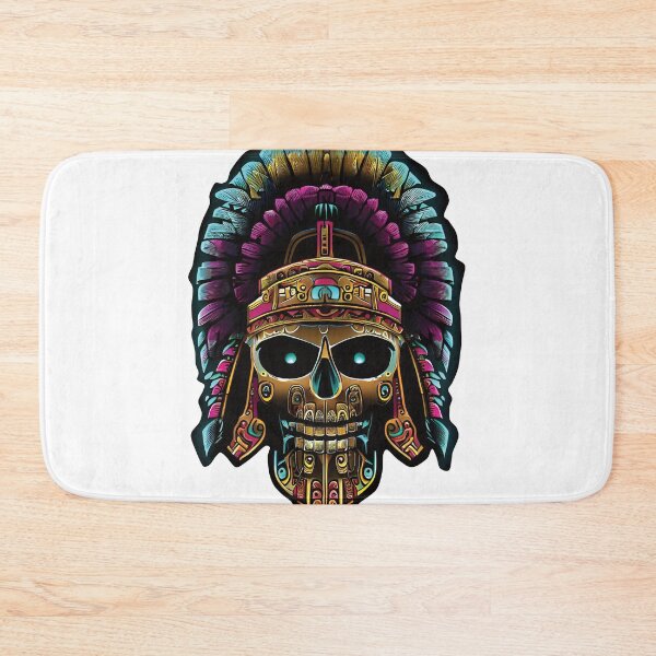 Item preview, aztec helmet art designed and sold by sendalunar.