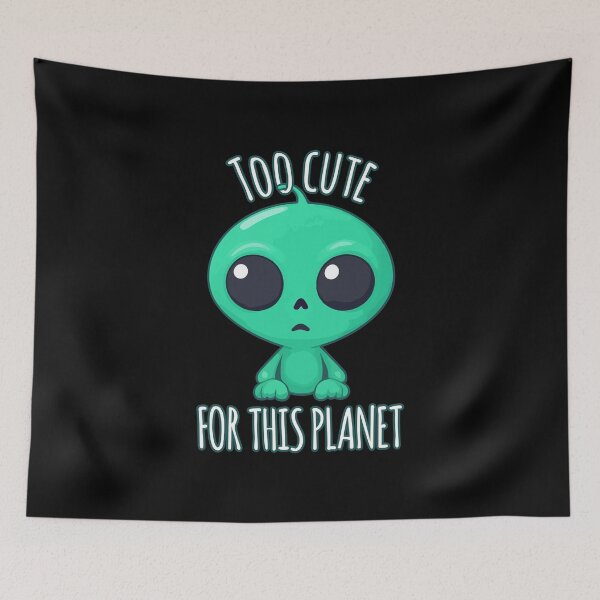 Item preview, Kawaii Alien - Too Cute for This Planet designed and sold by Ridaelb.