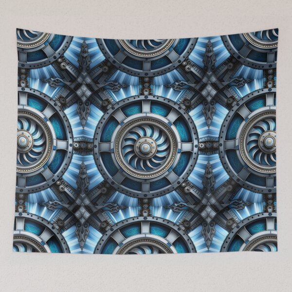 Item preview, Mechanical all over print designed and sold by FabFreakShop.