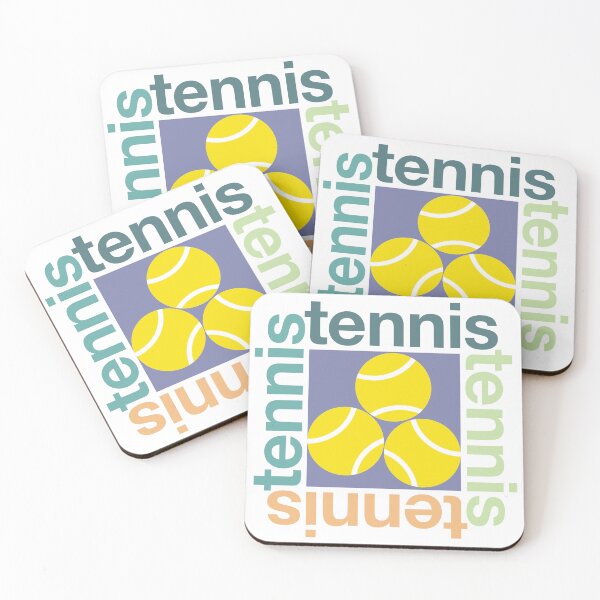 Item preview, Tennis design with balls pastel colors designed and sold by HelenDBVickers.