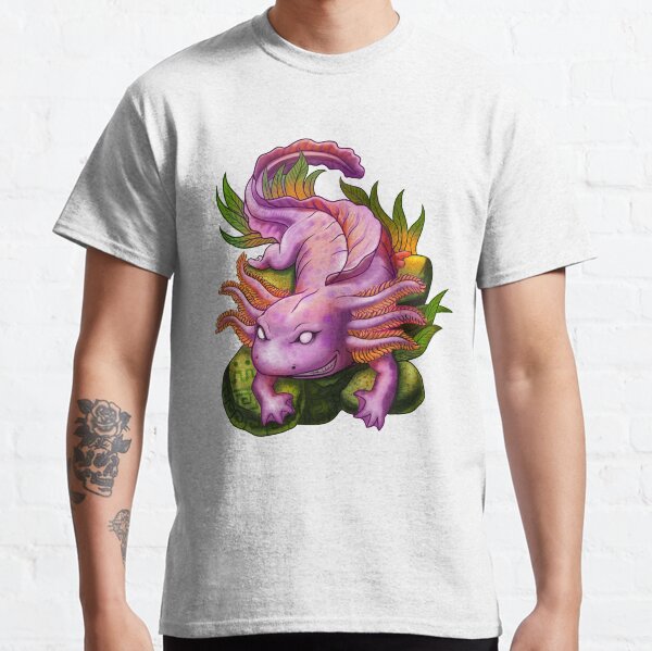 Vista previa del artículo con la obra «pink axolotl», diseñado y vendido por MoraArt85.