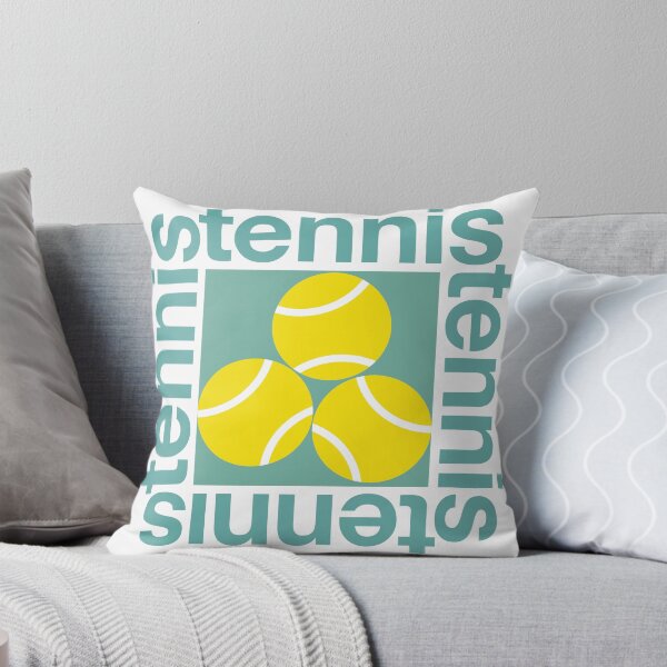 Item preview, Tennis design with balls on teal designed and sold by HelenDBVickers.