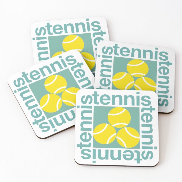 Item preview, Tennis design with balls on teal designed and sold by HelenDBVickers.