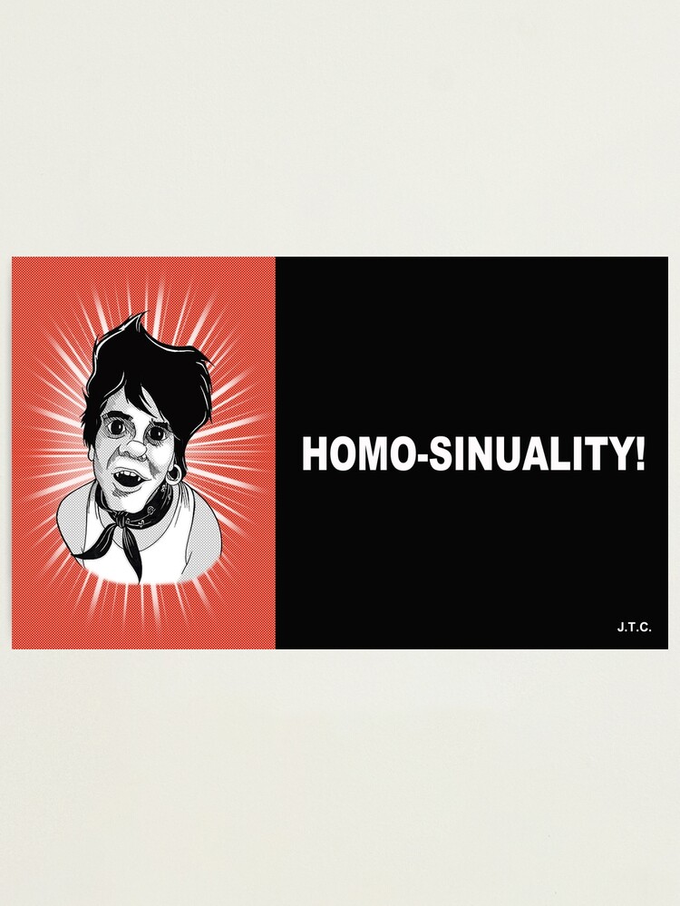 Thumbnail 1 of 3, Photographic Print, MR. SHOW: HOMO-SINUALITY CHICK TRACT designed and sold by MattGourley.