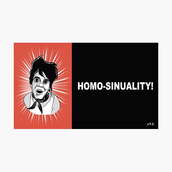 MR. SHOW: HOMO-SINUALITY CHICK TRACT Photographic Print