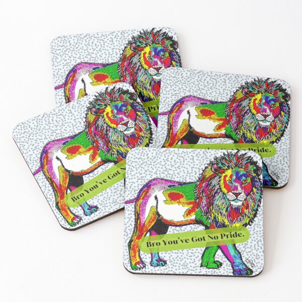 Item preview, Bro You Have No Pride Lion Art designed and sold by gleefulme.
