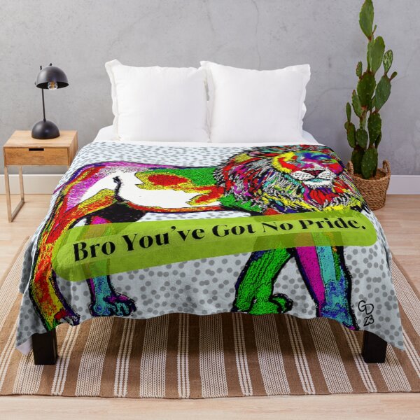 Item preview, Bro You Have No Pride Lion Art designed and sold by gleefulme.