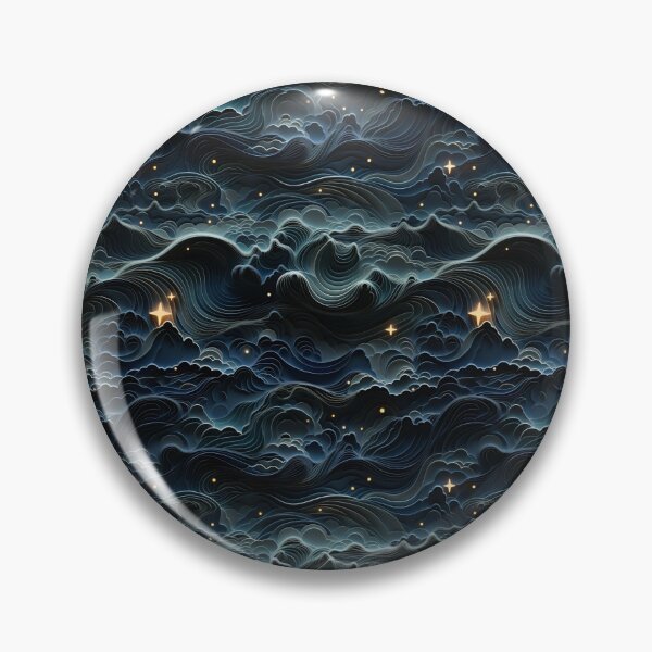 Item preview, 3D Midnight Blue Sky Cloud and Stars Pattern designed and sold by wizardsncastles.