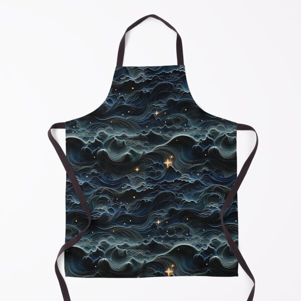 Item preview, 3D Midnight Blue Sky Cloud and Stars Pattern designed and sold by wizardsncastles.