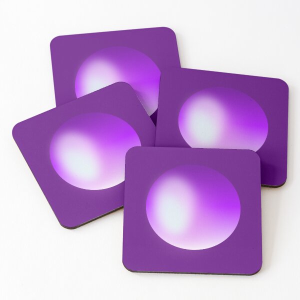 Item preview, Circle Shape Purple Gradient Sticker Magnet Card Print Wall Art Design designed and sold by Saritas Boutique Shop.