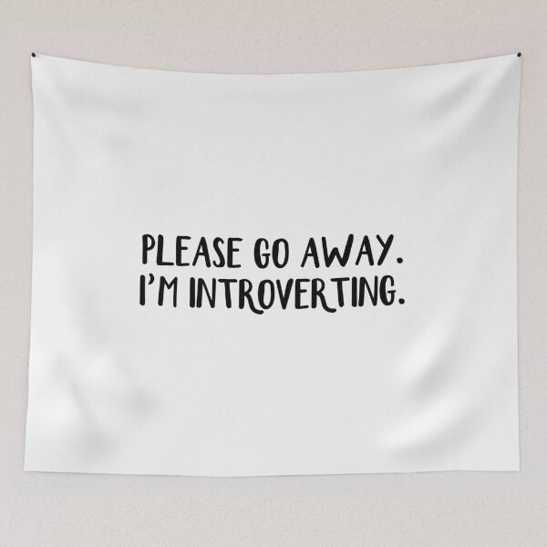 Item preview, Please go away I'm introverting designed and sold by allthetees.