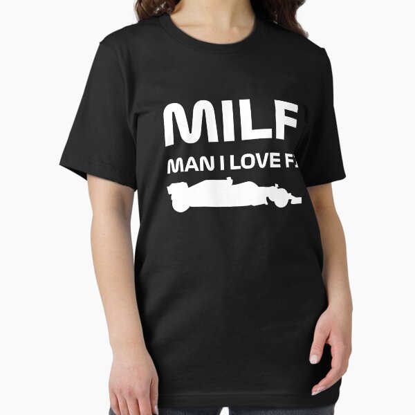Aperçu de l'œuvre MILF Homme J'aime F1 créée et vendue par Formula 1 Designs.