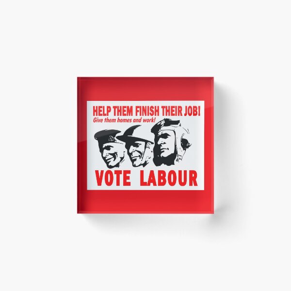 Item preview, Labour Party Election Poster 1945 designed and sold by sirglennbo.