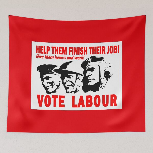 Item preview, Labour Party Election Poster 1945 designed and sold by sirglennbo.