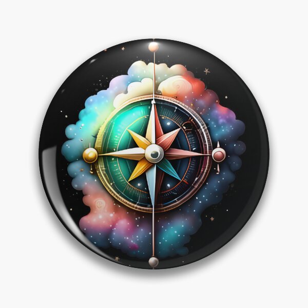 Item preview, Cosmic Explorer - Nebula cloud and Starry compass designed and sold by Wandermom.