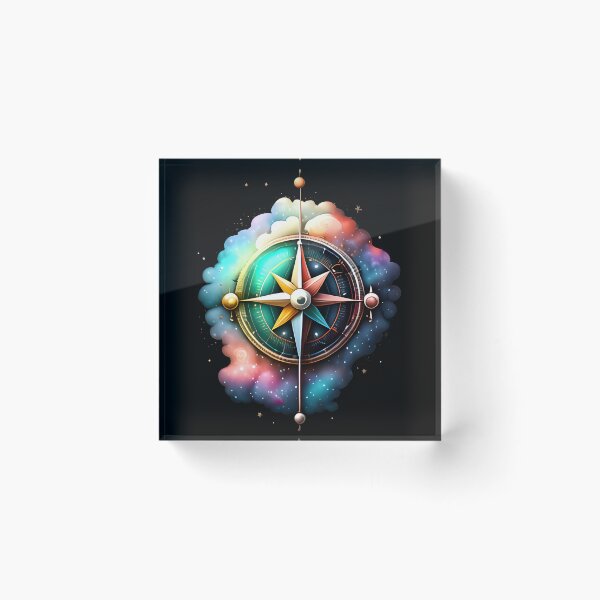 Item preview, Cosmic Explorer - Nebula cloud and Starry compass designed and sold by Wandermom.
