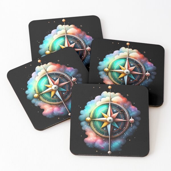 Item preview, Cosmic Explorer - Nebula cloud and Starry compass designed and sold by Wandermom.