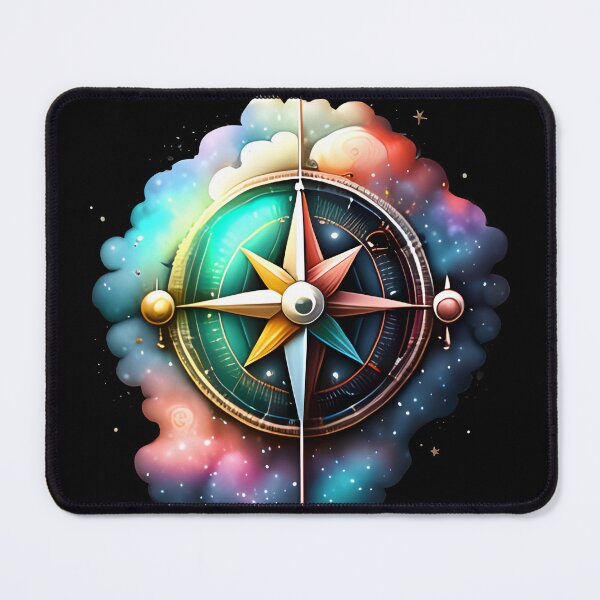 Item preview, Cosmic Explorer - Nebula cloud and Starry compass designed and sold by Wandermom.