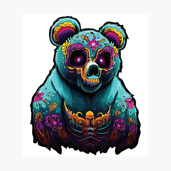 Item preview, bear art bone bear designed and sold by sendalunar.