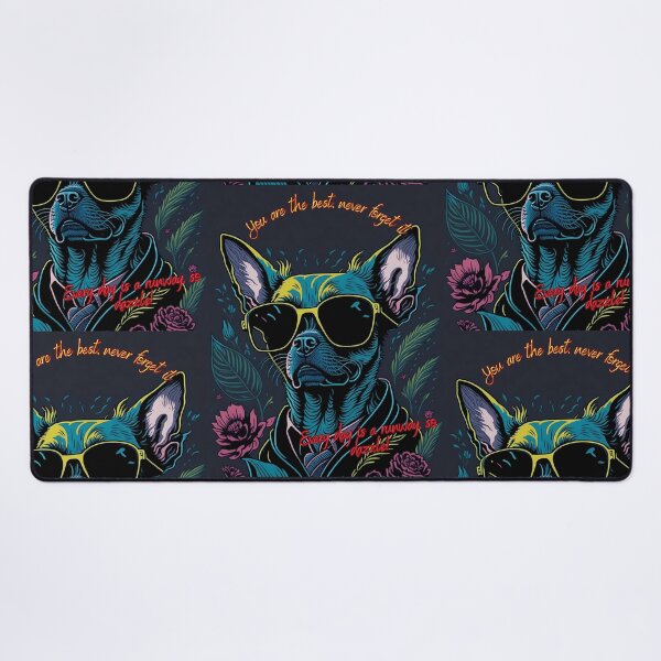 Item preview, Elegant Quadruped - chihuahua dog with glasses designed and sold by Omarupattern51.