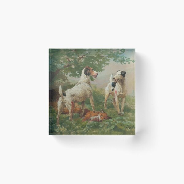 Item preview, Georges Louis Charles Busson's "the Wire-haired Fox Terrier" designed and sold by will-o-wares.