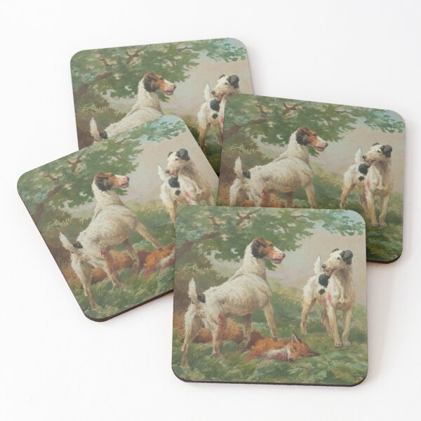 Item preview, Georges Louis Charles Busson's "the Wire-haired Fox Terrier" designed and sold by will-o-wares.