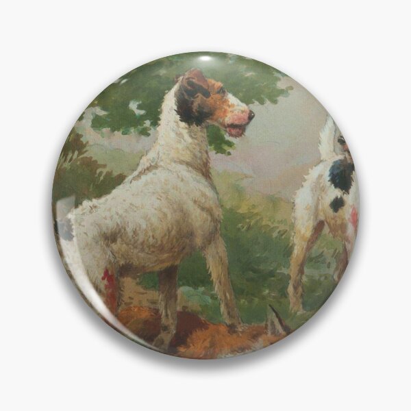 Item preview, Georges Louis Charles Busson's "the Wire-haired Fox Terrier" designed and sold by will-o-wares.