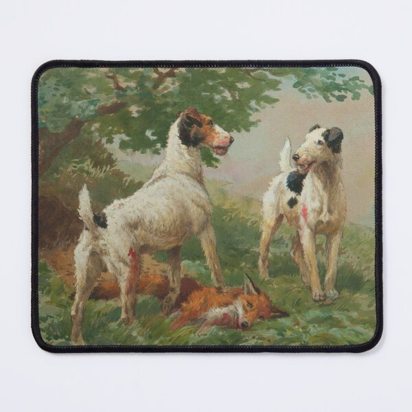 Item preview, Georges Louis Charles Busson's "the Wire-haired Fox Terrier" designed and sold by will-o-wares.