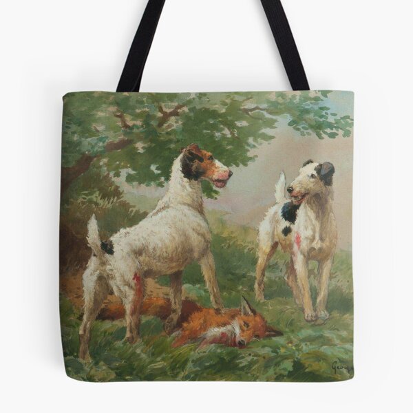 Item preview, Georges Louis Charles Busson's "the Wire-haired Fox Terrier" designed and sold by will-o-wares.