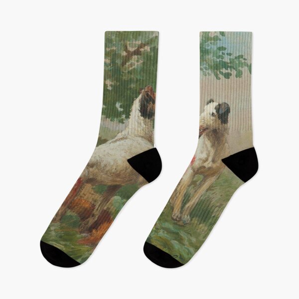 Item preview, Georges Louis Charles Busson's "the Wire-haired Fox Terrier" designed and sold by will-o-wares.