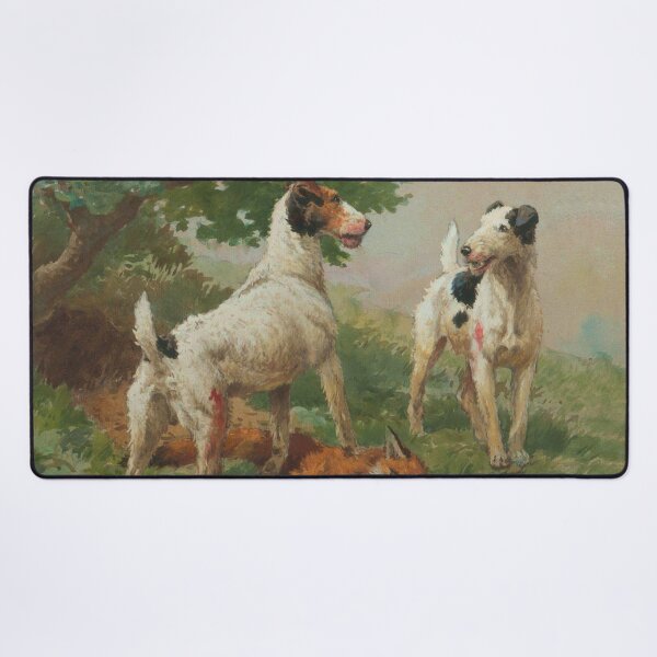 Item preview, Georges Louis Charles Busson's "the Wire-haired Fox Terrier" designed and sold by will-o-wares.