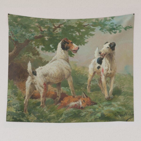 Item preview, Georges Louis Charles Busson's "the Wire-haired Fox Terrier" designed and sold by will-o-wares.