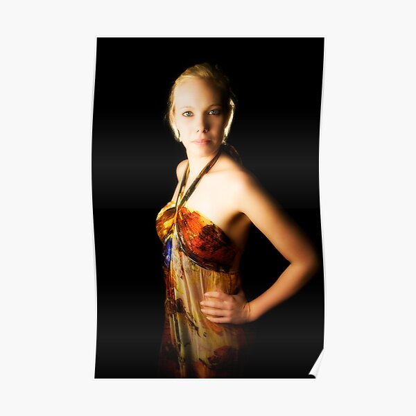Brooke. With soft glow. Poster