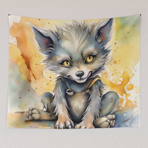 Item preview, Cute Lil Werewolf  designed and sold by Curiosity-Shop.