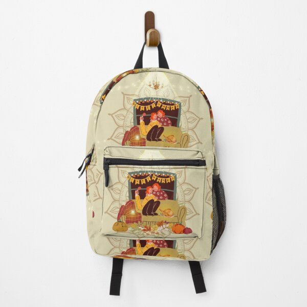Item preview, Thanksgiving Dinner with lesbian couple, orange colors designed and sold by ariverde.