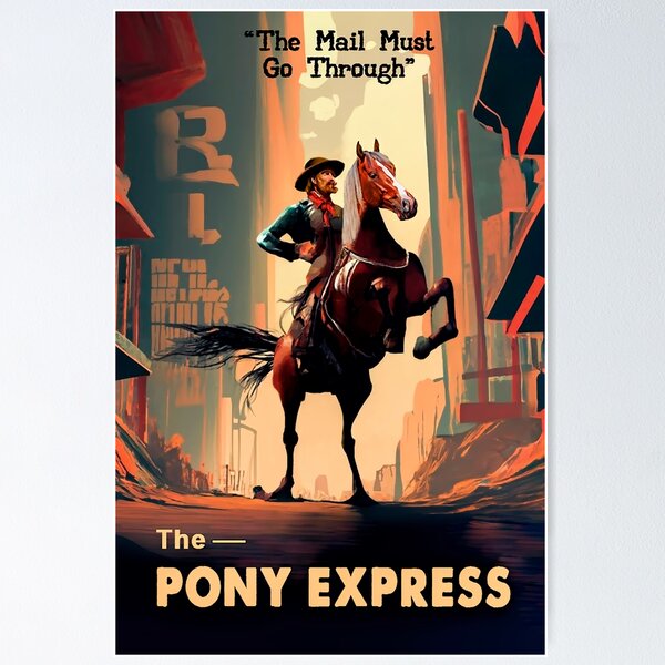 Item preview, Dystopian Pony Express Rider 2057? designed and sold by Daniel Hagerman.