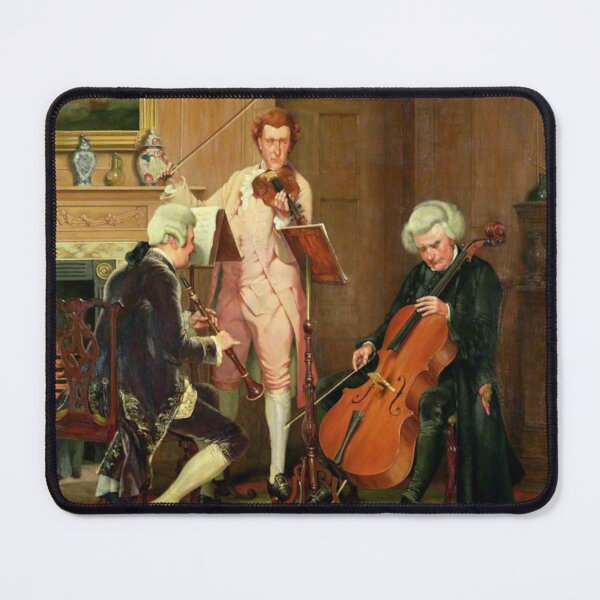 Item preview, The Lost Chord byStephen Samuel Lewin clarinet violin cello painting music student teacher gift designed and sold by ElegantTeaTime.