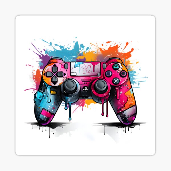 PS5 controller T-shirt - Ps5 Controller - Sticker