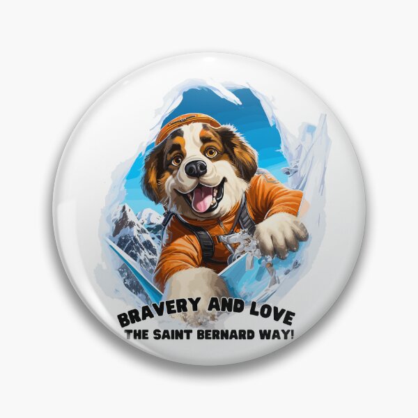 Item preview, Mountain Skiing Saint Bernard T-Shirt designed and sold by Moisky Art.