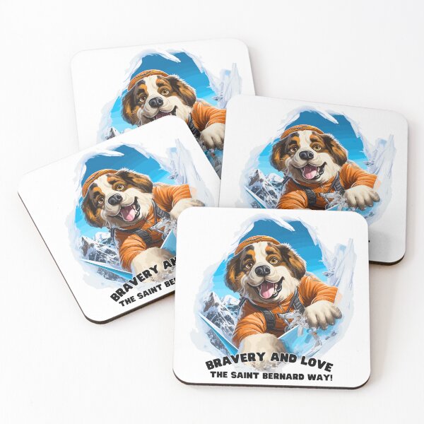 Item preview, Mountain Skiing Saint Bernard T-Shirt designed and sold by Moisky Art.